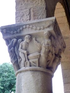 Sabadell - Capiteles de la Iglesia de Sant Salvador 01