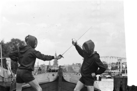 Sabelduel op Amstel (kinderen), Bestanddeelnr 912-7773