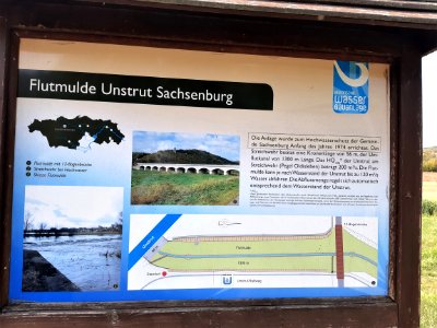 Sachsenburg Flutmulde-Unstrut-Info