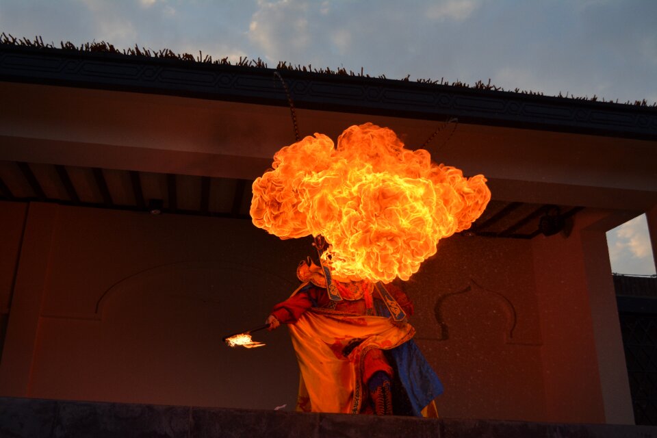 Breather flaming performance