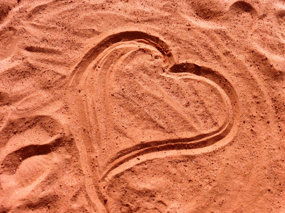 Romantic heart i love you