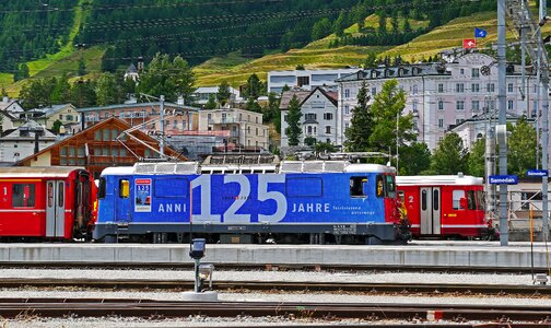 125 years jubiläumslok railway station