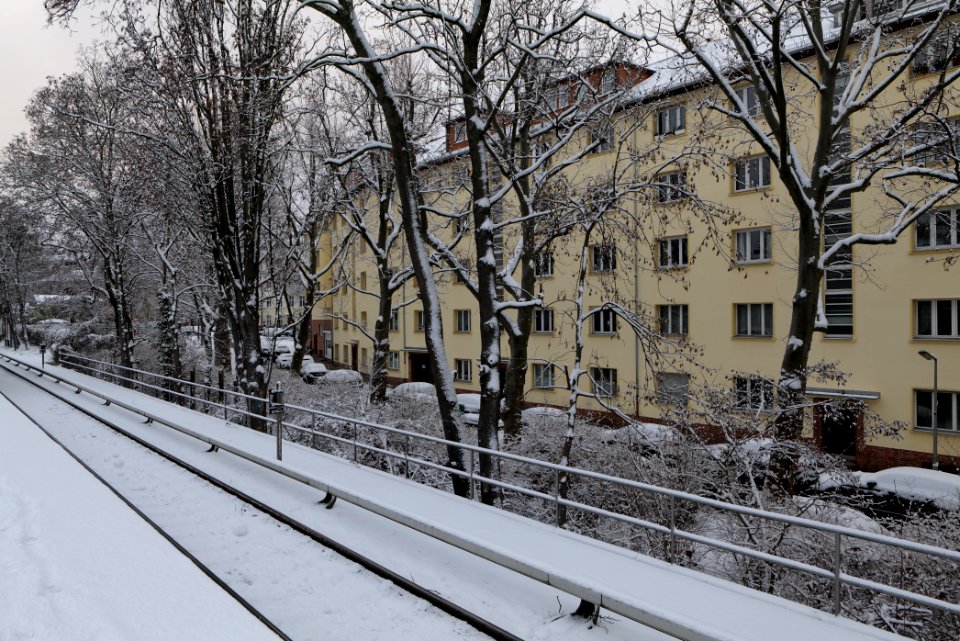 S Friedenau with snow 2021-01-30 07