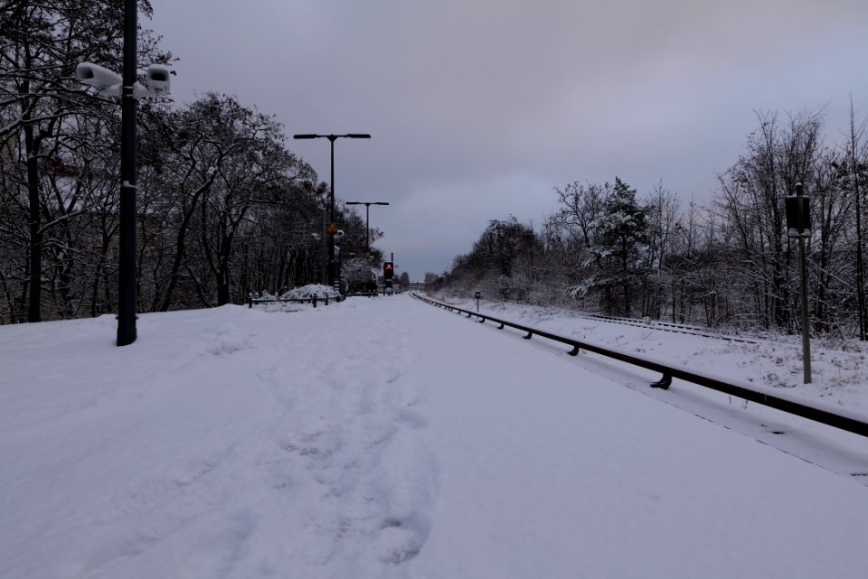 S Friedenau with snow 2021-01-30 03