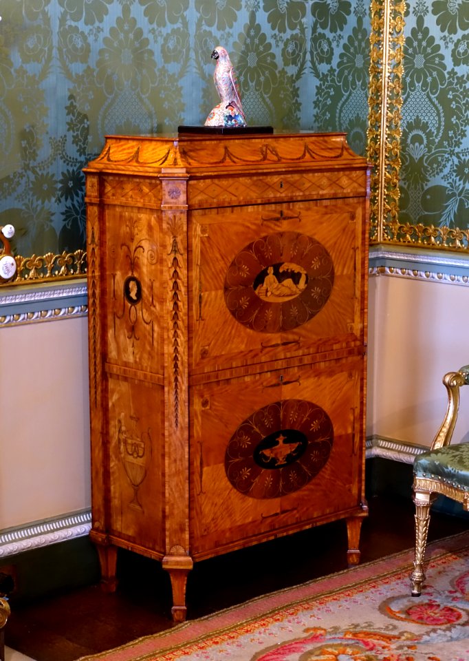 Secretaire by Thomas Chippendale, 1770s, State Bedroom - Harewood House - West Yorkshire, England - DSC01819