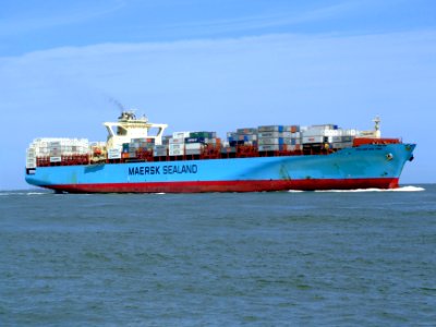 Sealand New York p11 approaching Port of Rotterdam, Holland 08-Jul-2007