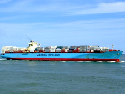 Sealand New York p12 approaching Port of Rotterdam, Holland 08-Jul-2007