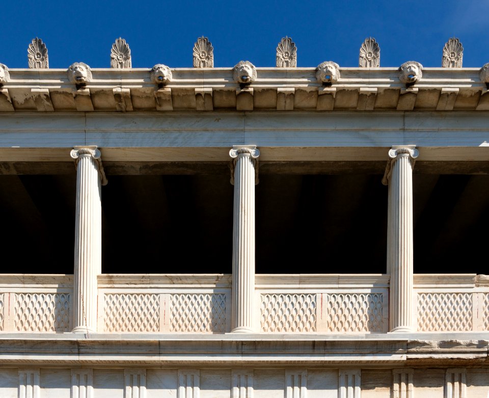 Second floor detail Stoa of Attalus Athens