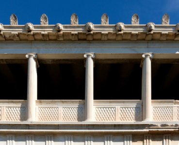 Second floor detail Stoa of Attalus Athens
