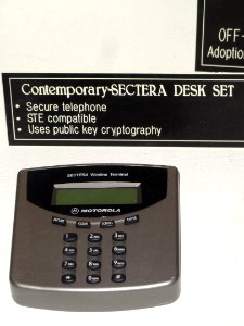 SECTERA desk set, STE compatible secure telephone - National Cryptologic Museum - DSC07938