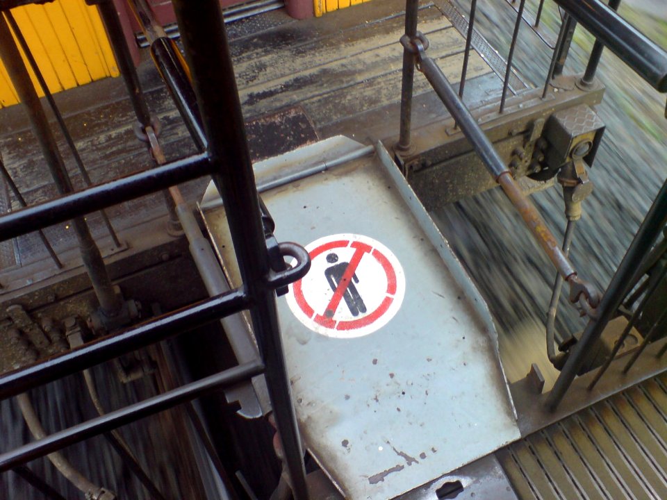 Section Between Carriages On Taieri Gorge Train