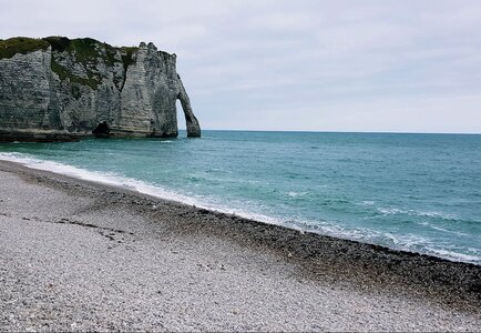 Normandy etretat cliff