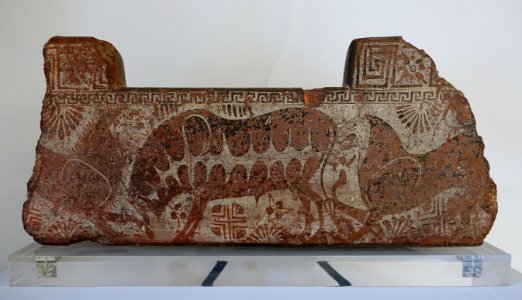 Sarcophagus fragment, Klazomenai, c. 500 BC, H 177 - Martin von Wagner Museum - Würzburg, Germany - DSC05620