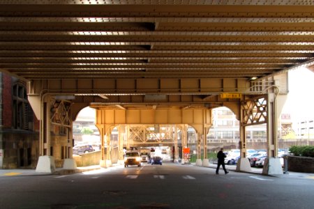 Second Avenue Under the Boulevard of the Allies, 2021-04-26, 01