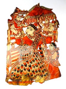 Second wife of Dasarata, who gave birth to two sons, Laksmana and Satrughna - Museu do Oriente - Lisbon, Portugal - DSC06648