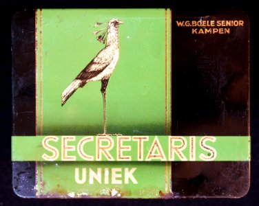 Secretaris Uniek sigarenblikje