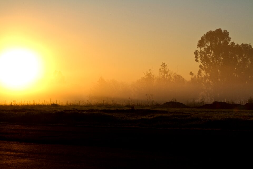 Dawn sunshine light