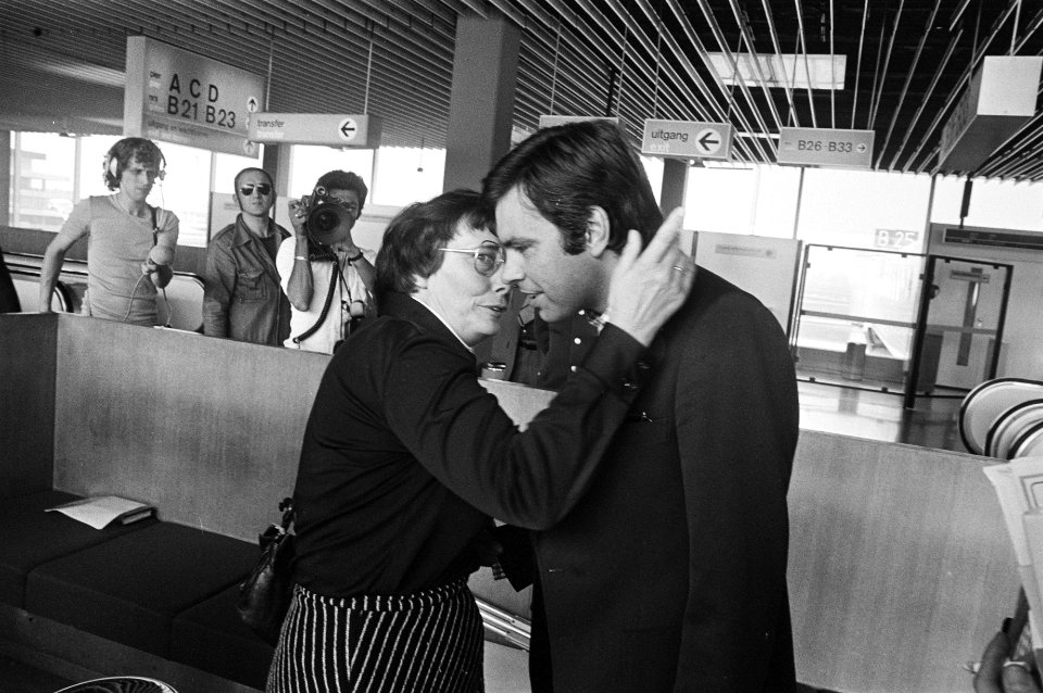 Secretaris-Generaal van Spaanse Socialistische Partij (PSOE) op Schiphol Felipe, Bestanddeelnr 928-7971