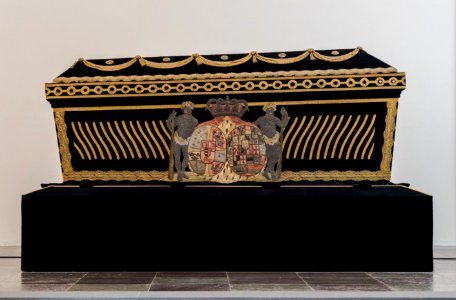Sarcophagus Sophia Magdelene of Brandenburg-Kulmbach queen consort of king Christian 6 Roskilde cathedral Denmark photo