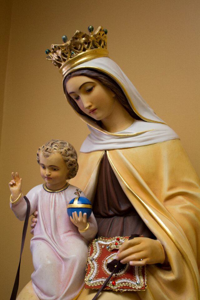 Carmelite statue carmel
