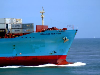 Sealand New York p14 approaching Port of Rotterdam, Holland 08-Jul-2007
