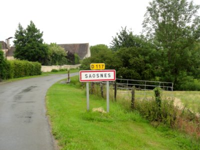 Saosnes (Sarthe) entrée