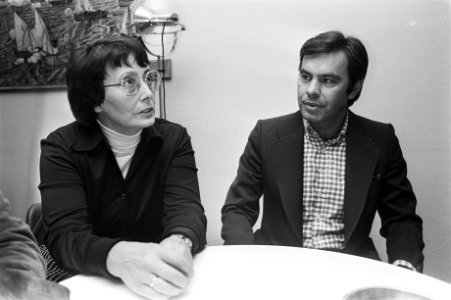 Secretaris-Generaal van Spaanse Socialistische Partij (PSOE) op Schiphol Felipe, Bestanddeelnr 928-7973
