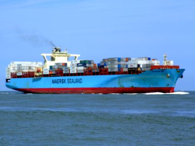 Sealand New York p09 approaching Port of Rotterdam, Holland 08-Jul-2007