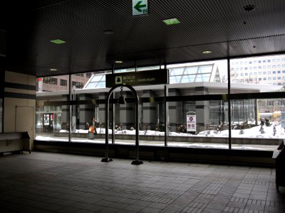 Sapporo station Bell square