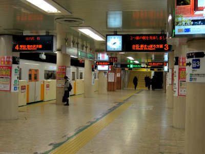 Sapporo Tozai Odori platform