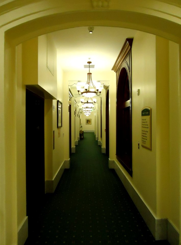 Saratoga retirement community hallway corridor