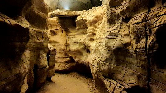 Section of Belum Caves Andhra pradesh India