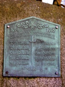 Seddin Gedenkstein Erster Weltkrieg 2