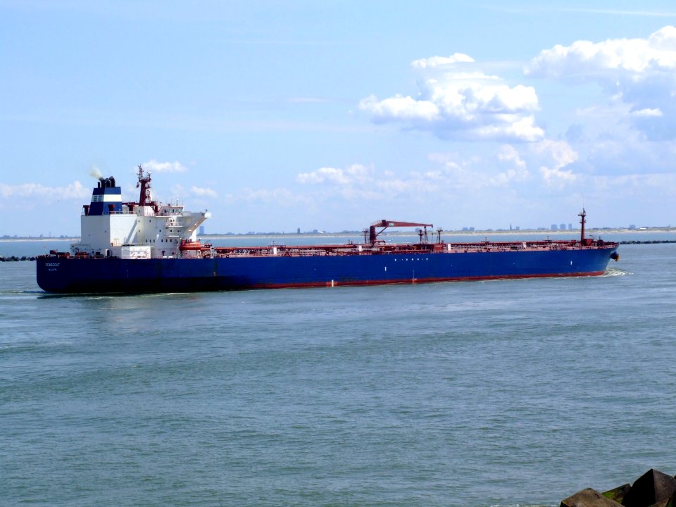 Seascout pA approaching Port of Rotterdam, Holland 08-Jul-2007