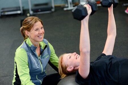 Woman gym person