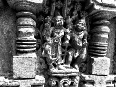 Sculptures at the Kesava Temple, Somnathpur 13