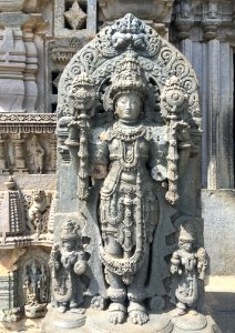 Sculptures at the Kesava Temple, Somnathpur 09 photo