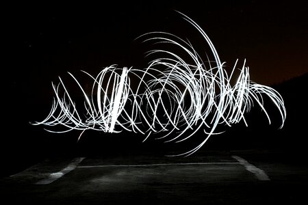 Darkness swirl whirl photo