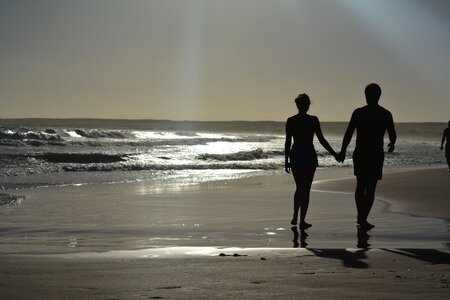 Couple love landscape