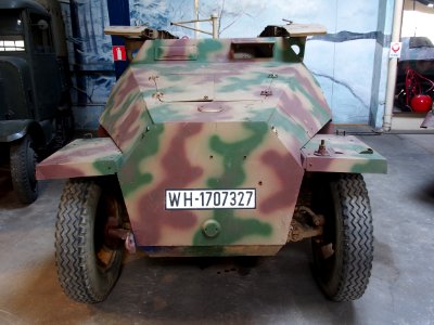 Sd.Kfz. 251-7 Mittlererpanzerkraftwagen Ausf D Pionierpanzerwagen in the Musée des Blindés, France, pic-3