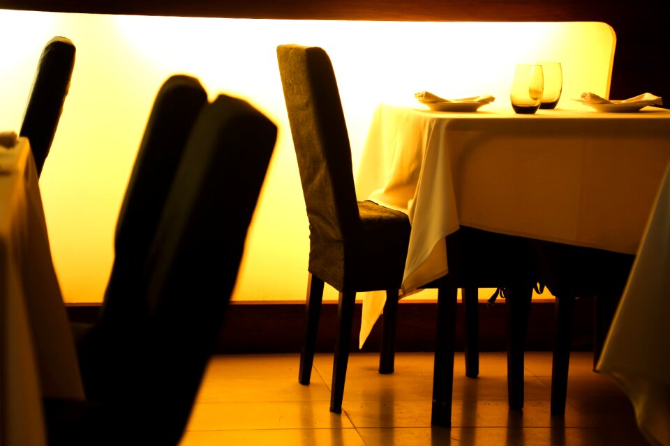 Light seats silhouette