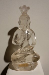 Seated Buddha, Nepal, 17th century, rock crystal - Cincinnati Art Museum - DSC03216