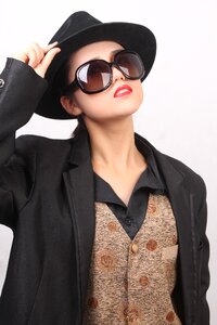 Glasses like a person male clothing