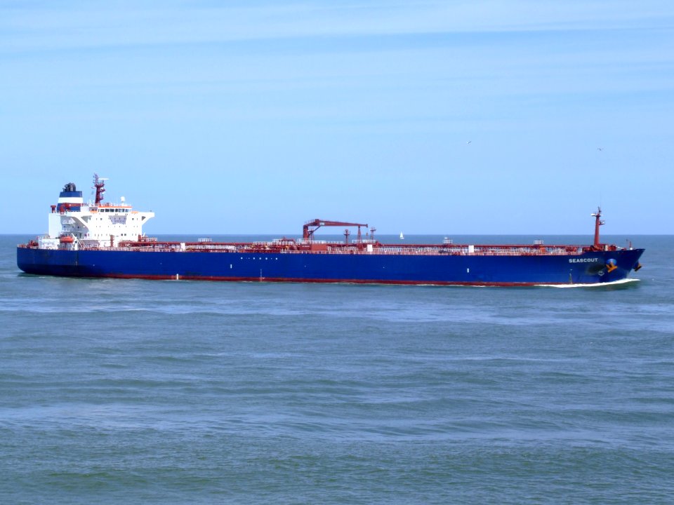 Seascout p6 approaching Port of Rotterdam, Holland 08-Jul-2007