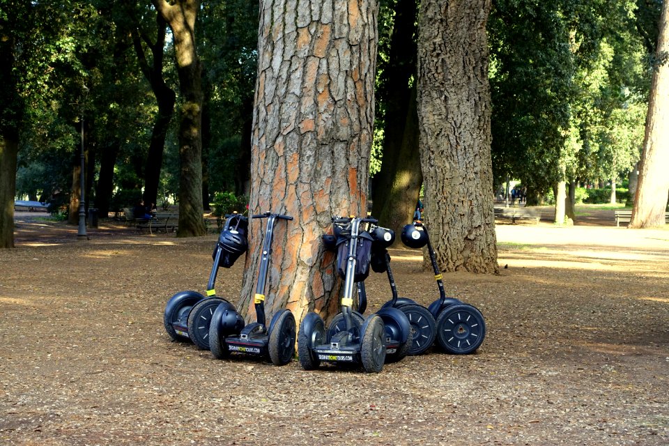 Segways - Villa Borghese - Rome, Italy - DSC05637