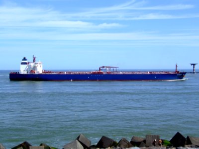 Seascout p8 approaching Port of Rotterdam, Holland 08-Jul-2007