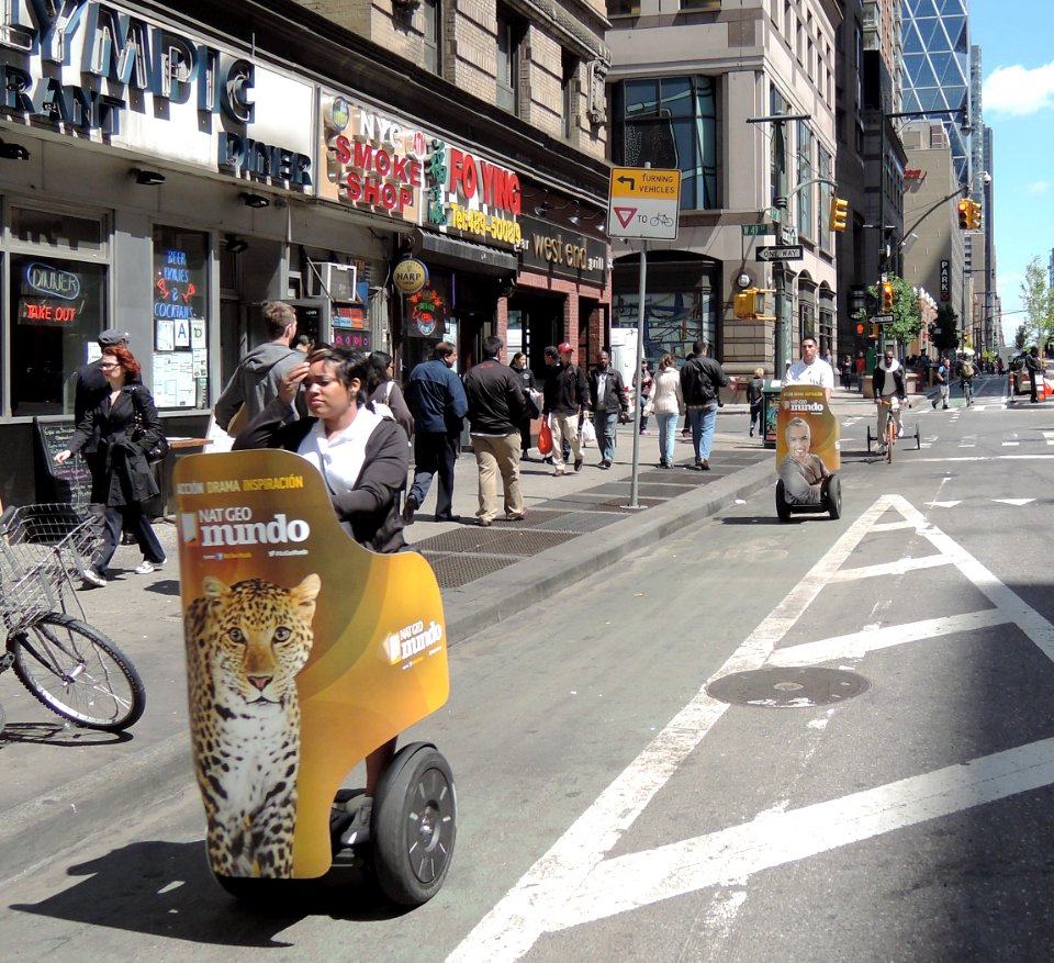 Segways counterflow 8 Av 49 St jeh