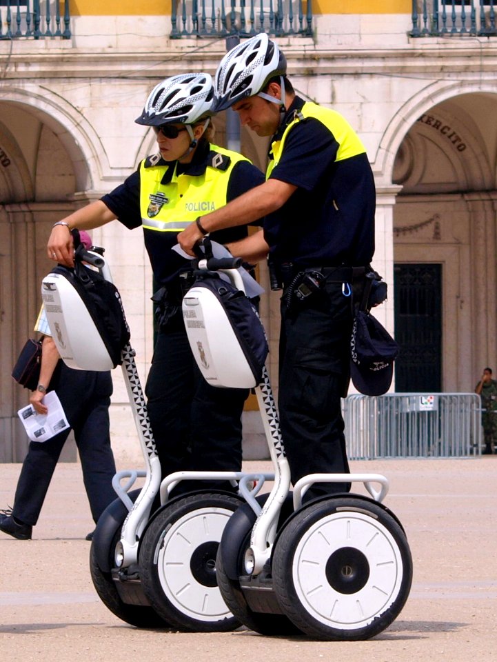 Segway Policia in Lisboa