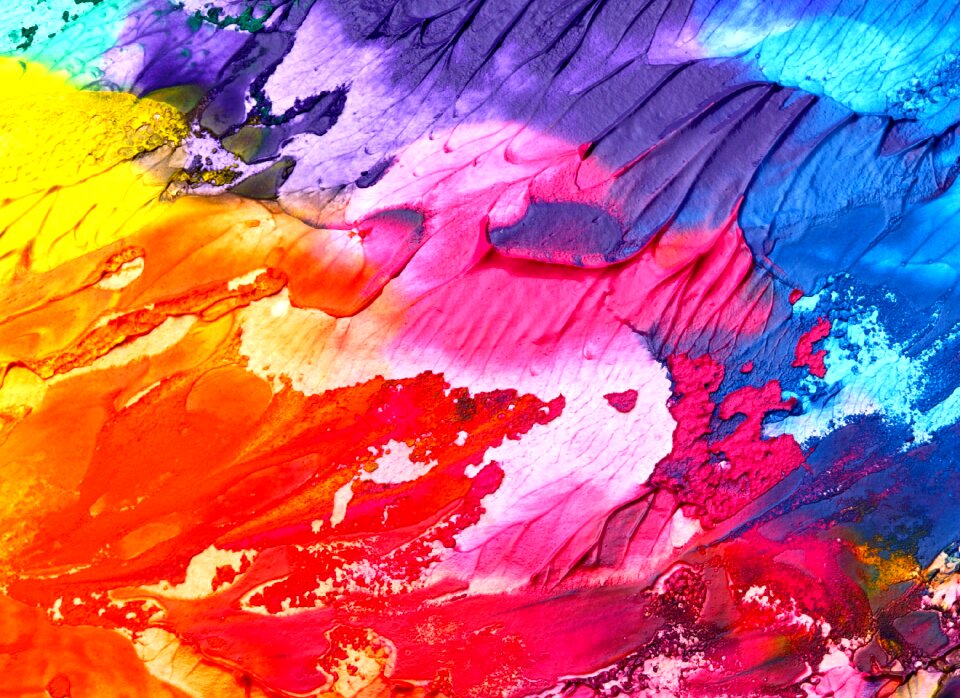 Paint texture colorful