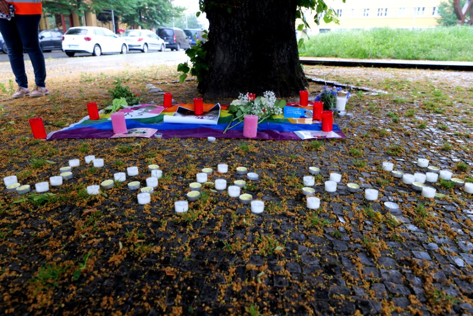 Sarah Hegazi memorial protest Berlin RLP 2020-06-20 11